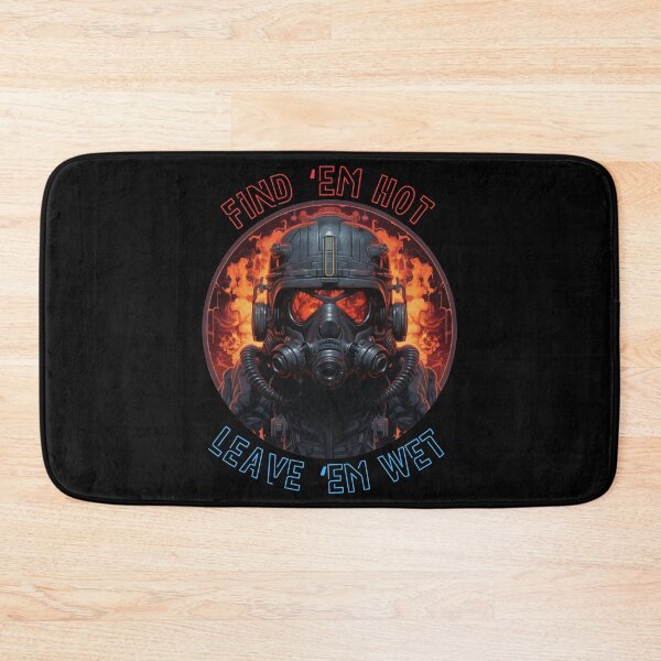 Item preview, Futuristic Firefighter Birthday Funny Find Them Hot Leave Them Wet designed and sold by Nightarcade.