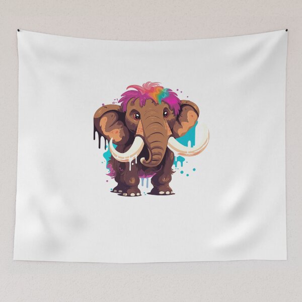 Item preview, Worthy Wholly-Mammoth: Worthy and Valuable Dinosaur designed and sold by CozyCanvasCrew.