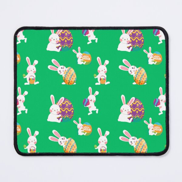 Item preview, Joyful Easter Bunny Spreading Cheer with Colorful Eggs designed and sold by PatternXS.