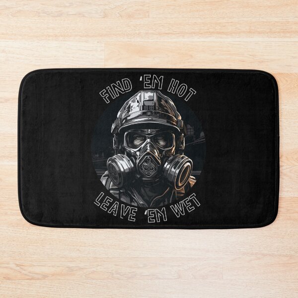 Item preview, Firefighter Birthday Funny Find Them Hot Leave Them Wet Monochrome designed and sold by Nightarcade.