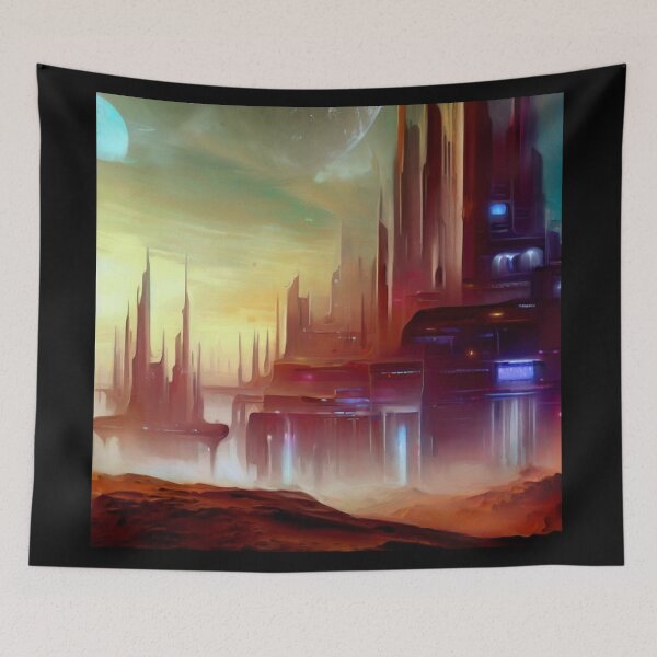 Item preview, SF City On Strange Planet 1 designed and sold by CrankyOldDude.