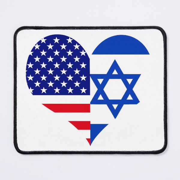 Item preview, USA LOVES ISRAEL designed and sold by VSZNGRFX.