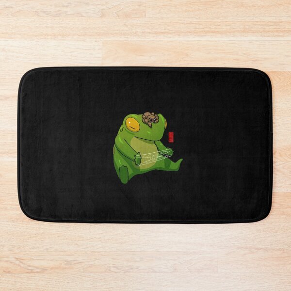 Item preview, frog and jumping spider playing cat's cradle art designed and sold by DingHuArt.