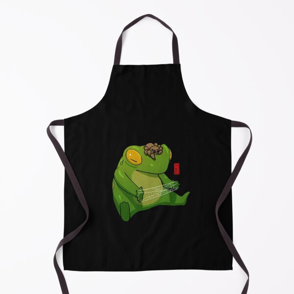 Item preview, frog and jumping spider playing cat's cradle art designed and sold by DingHuArt.