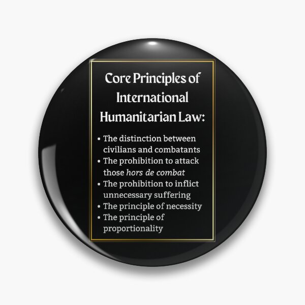 Item preview, Core Principles of International Humanitarian Law. War Crimes designed and sold by Rebel-Design.