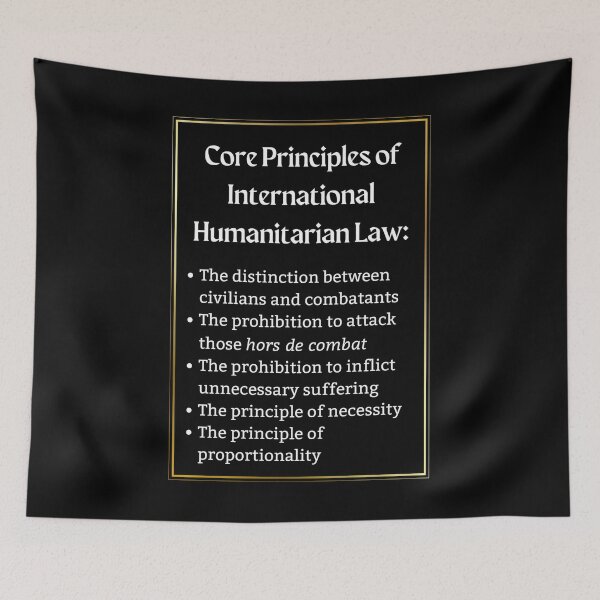 Item preview, Core Principles of International Humanitarian Law. War Crimes designed and sold by Rebel-Design.