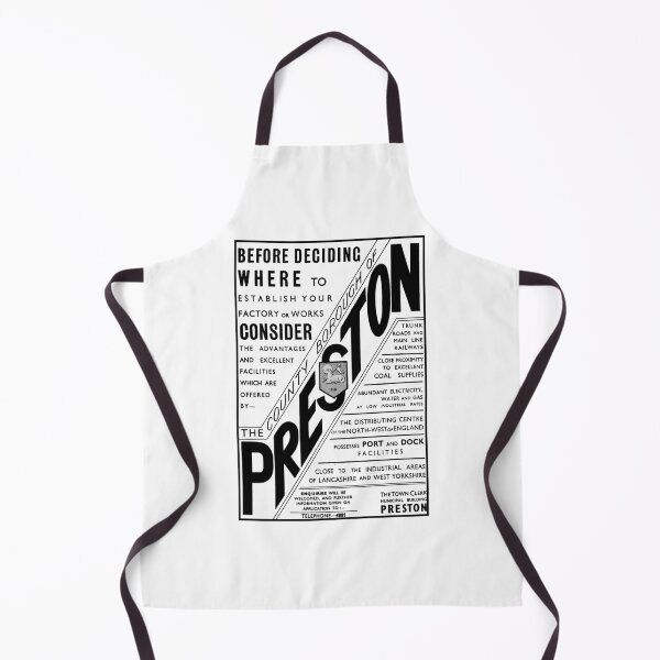 Item preview, PRESTON, LANCASHIRE - advert designed and sold by ThrowbackAds.
