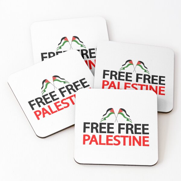 Item preview, Free Free Palestine with flags designed and sold by WilliamsGFX.