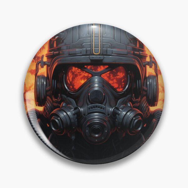 Item preview, Futuristic Firefighter Pyromancer Arsonist Industrial Cypherpunk designed and sold by Nightarcade.