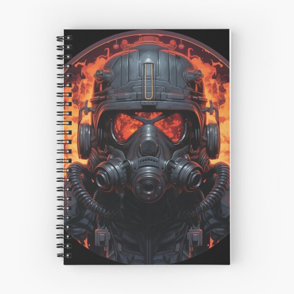 Item preview, Futuristic Firefighter Pyromancer Arsonist Industrial Cypherpunk designed and sold by Nightarcade.