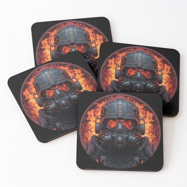 Item preview, Futuristic Firefighter Pyromancer Arsonist Industrial Cypherpunk designed and sold by Nightarcade.