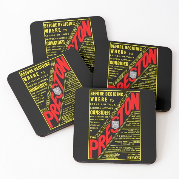 Item preview, PRESTON, LANCASHIRE - advert designed and sold by ThrowbackAds.