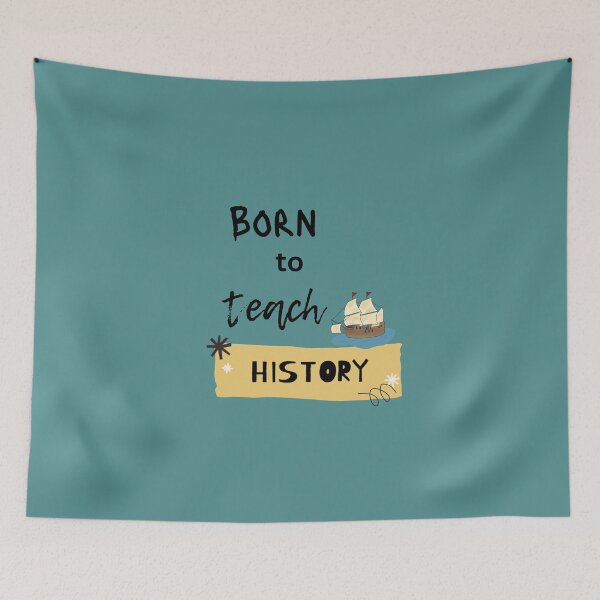 Item preview, Born to teach History designed and sold by Studio29shirts.