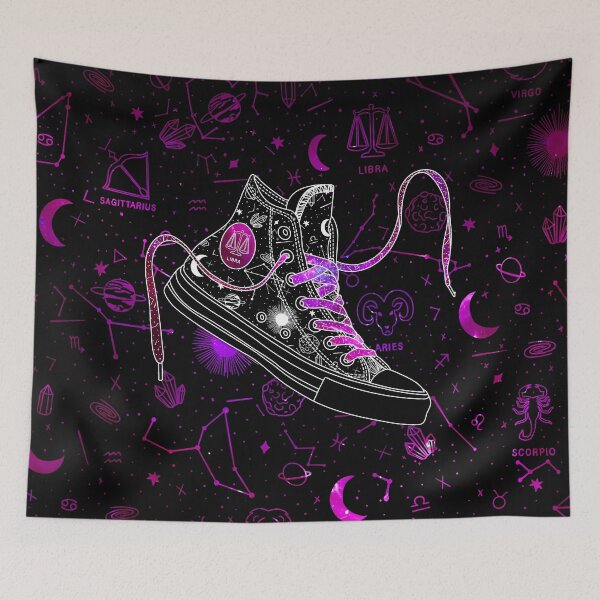Item preview, Libra high tops - Space laces designed and sold by MickeyEdwards.