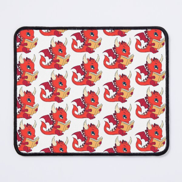 Item preview, Stock Illustration  Emoji character cartoon red dragon dinosaur reading a book sticker emoticon	 designed and sold by Innamalinka.