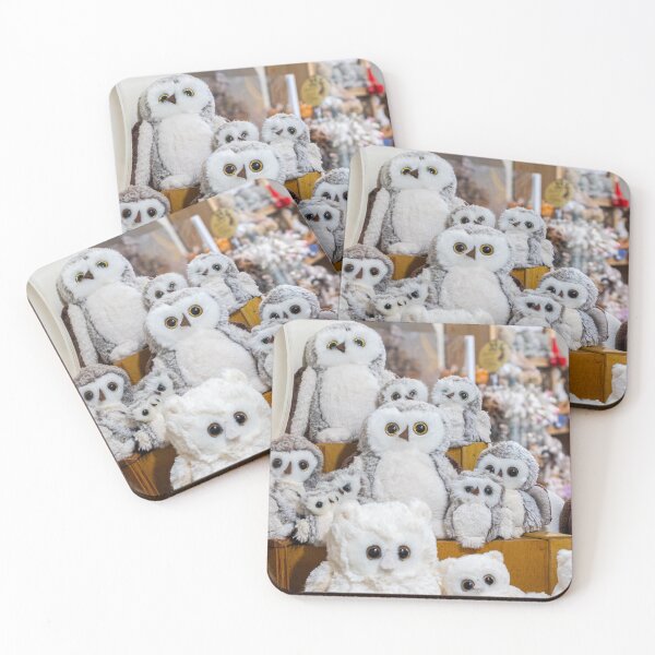 Item preview, A group of stuffed owls perched on a shelf designed and sold by Piotr Front.