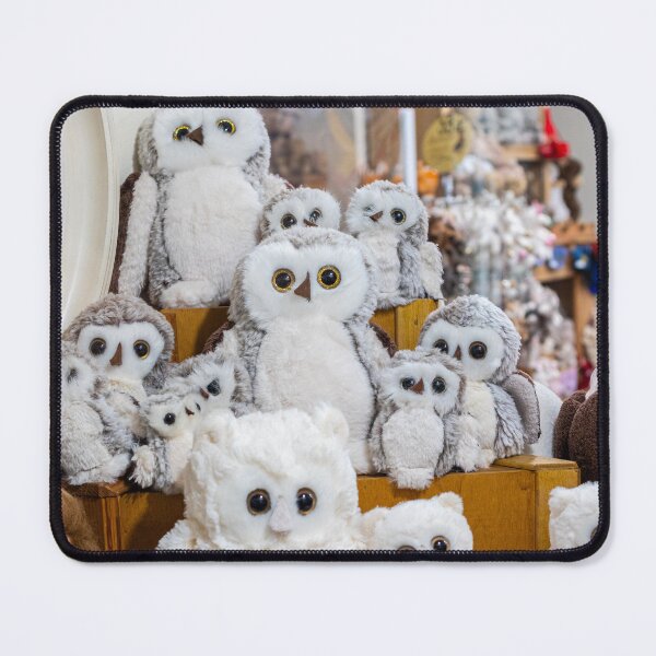Item preview, A group of stuffed owls perched on a shelf designed and sold by Piotr Front.