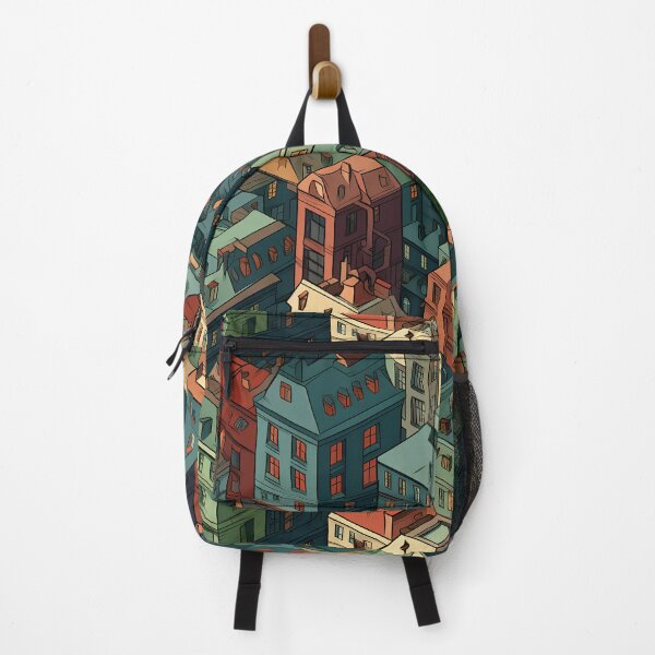 Item preview, city town seamless designed and sold by Ttthunder123.