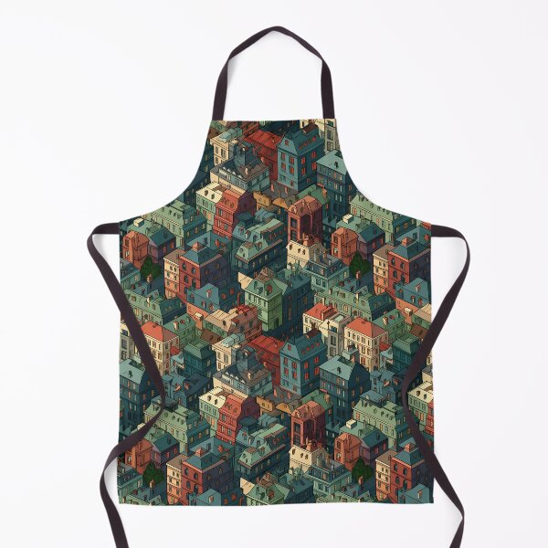 Item preview, city town seamless designed and sold by Ttthunder123.