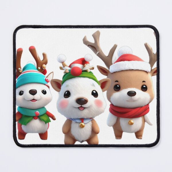 Item preview, Festive Friends: Christmas Toy Animal Trio designed and sold by DesignsColins.