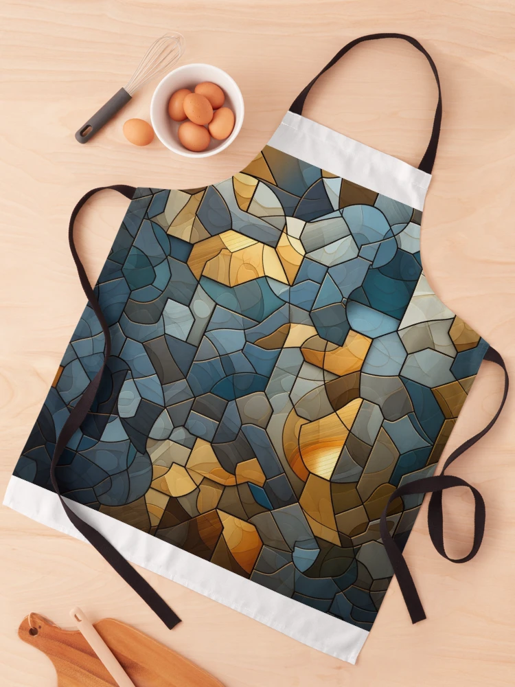Thumbnail 1 of 6, Apron, Abstract background designed and sold by annabubster.