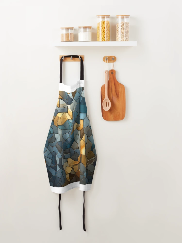 Thumbnail 4 of 6, Apron, Abstract background designed and sold by annabubster.