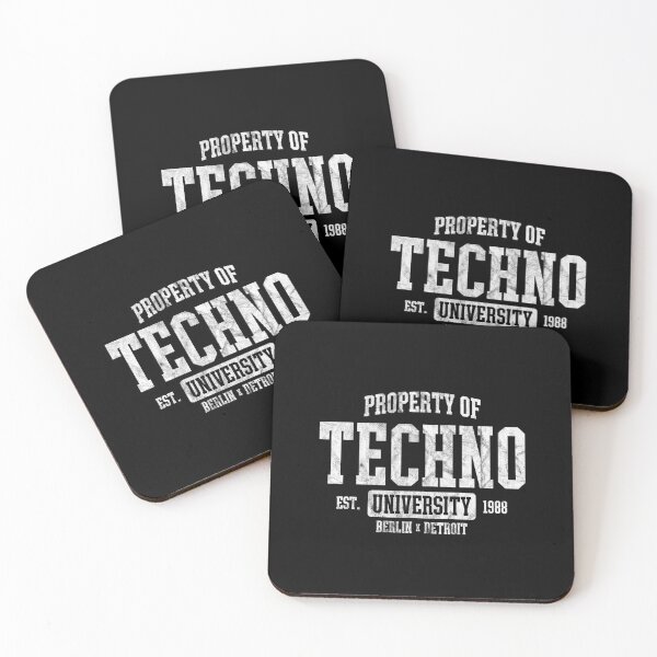 Item preview, Property Of Techno University Berlin Detroit DJ EDM designed and sold by mBshirts.