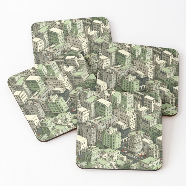 Item preview, city town seamless designed and sold by Ttthunder123.