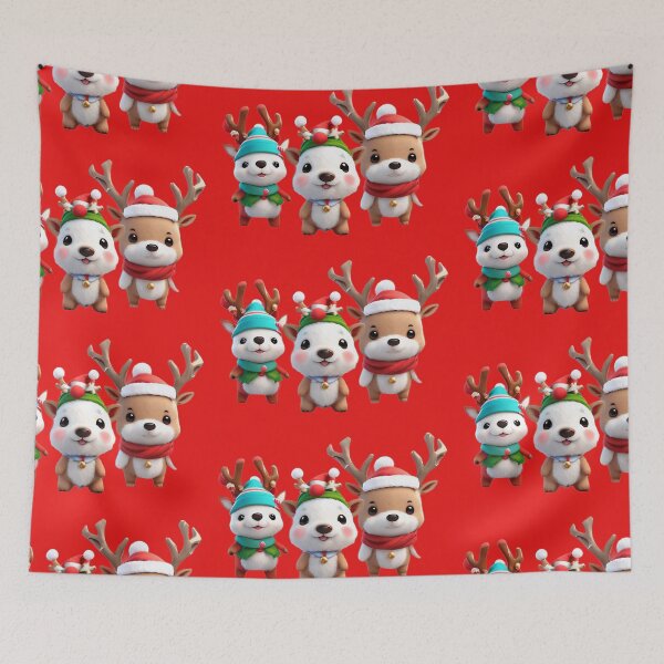 Item preview, Festive Friends: Christmas Toy Animal Trio designed and sold by DesignsColins.