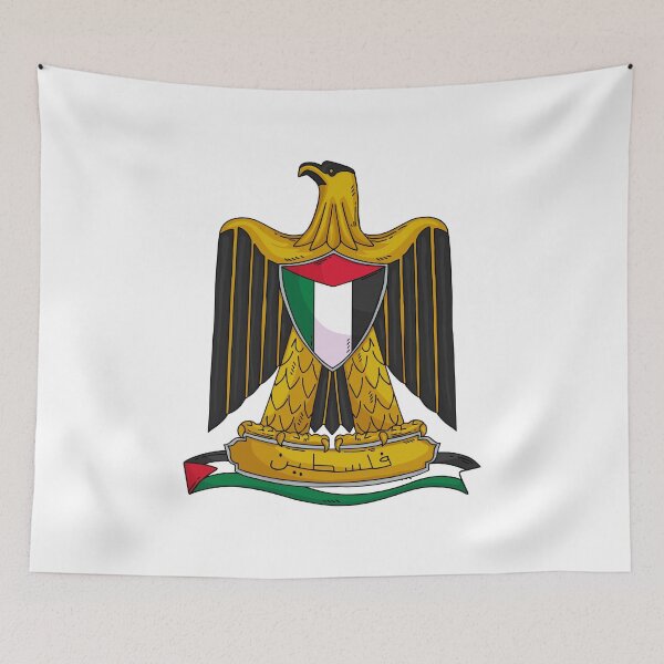 Item preview, National Palestine Emblem with arabic text designed and sold by WilliamsGFX.