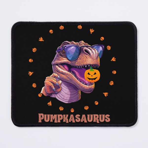 Item preview, Funny cute halloween Dinosaur wearing glasses / Pumpkasaurus designed and sold by Reda Ls ⭐️⭐️⭐️⭐️⭐️.