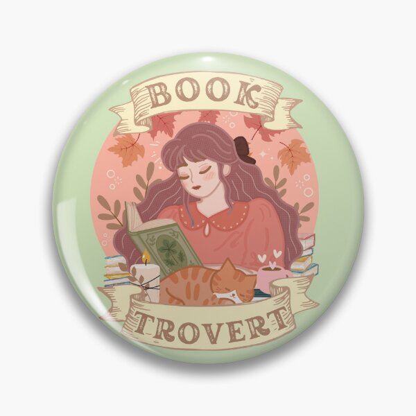 Artikelvorschau, Niedlicher Kawaii Cottagecore Aesthetic Booktrovert entworfen und verkauft von cutecozynook.