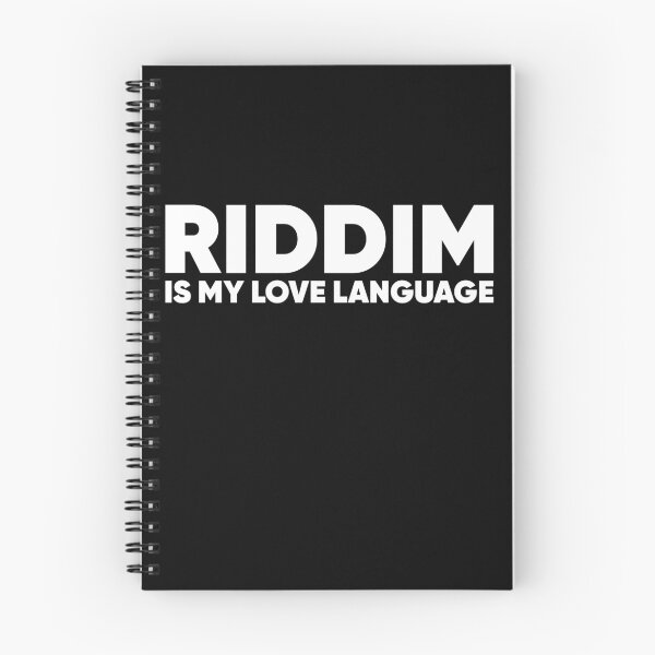 Item preview, Riddim Is My Love Language Basshead EDM designed and sold by mBshirts.
