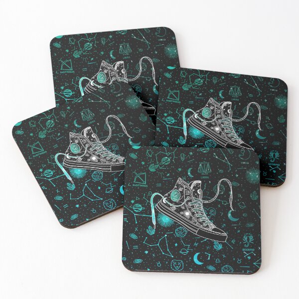 Artikelvorschau, Pisces High-Tops – Space-Schnürsenkel entworfen und verkauft von MickeyEdwards.