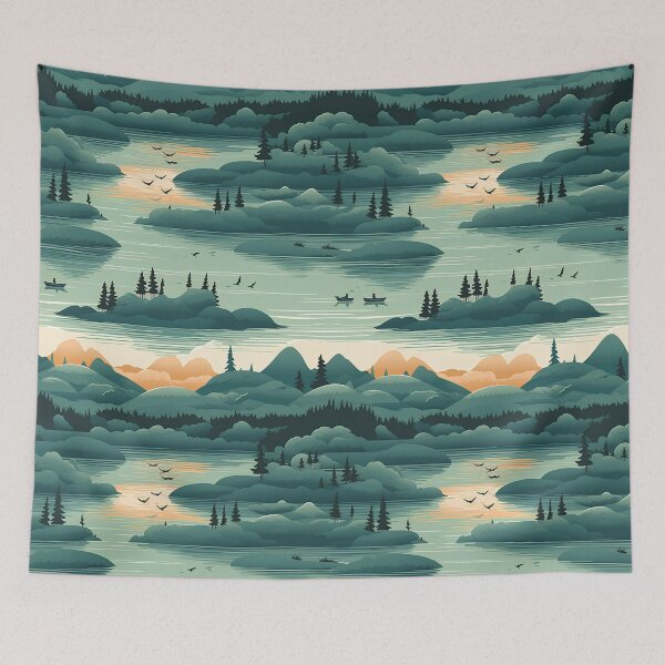 Item preview, lake seamless designed and sold by Ttthunder123.