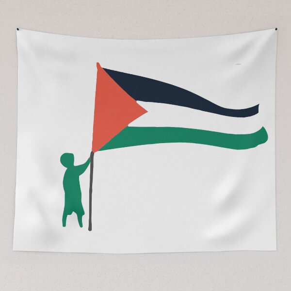 Item preview, Kid holding Palestine Flag Minimal & Bold designed and sold by CyberWindow.