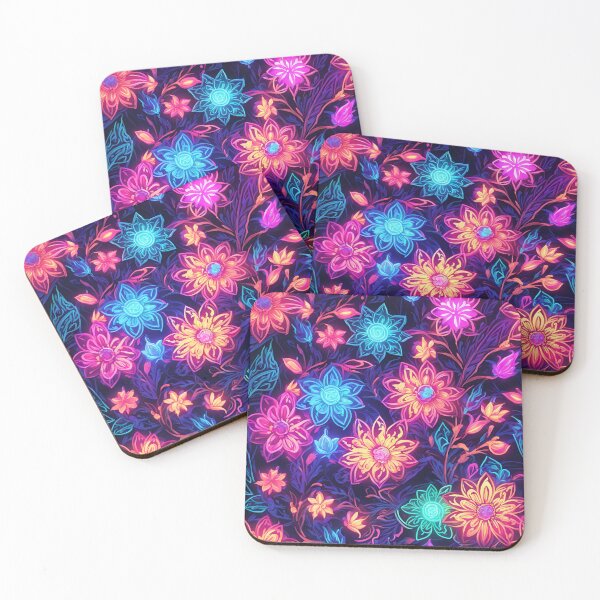 Item preview, Vibrant Flower in the Dark designed and sold by SeamCraft.
