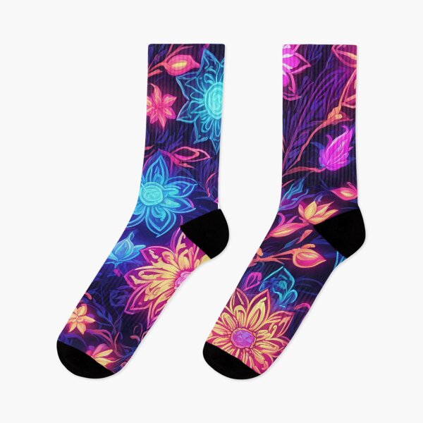 Item preview, Vibrant Flower in the Dark designed and sold by SeamCraft.