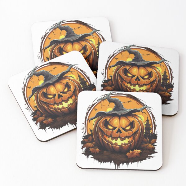 Item preview, Scary pumpkin on Halloween night designed and sold by Tedos7.