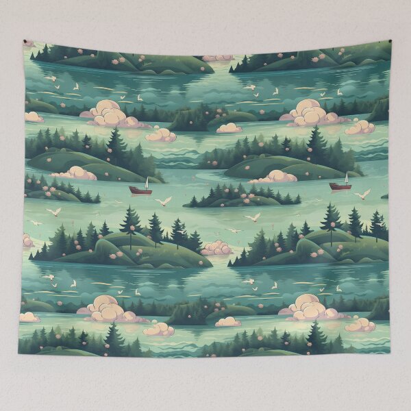 Item preview, lake seamless designed and sold by Ttthunder123.