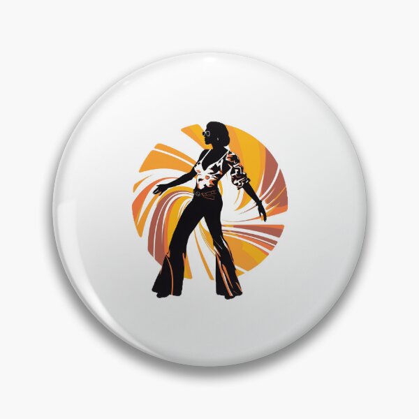 Item preview, 1970s Retro Style Disco Dancer Silhouette designed and sold by DigitalNMDPrint.