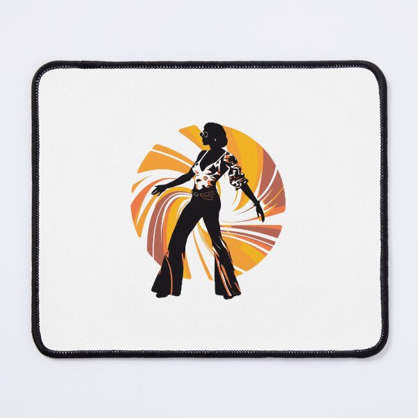 Item preview, 1970s Retro Style Disco Dancer Silhouette designed and sold by DigitalNMDPrint.