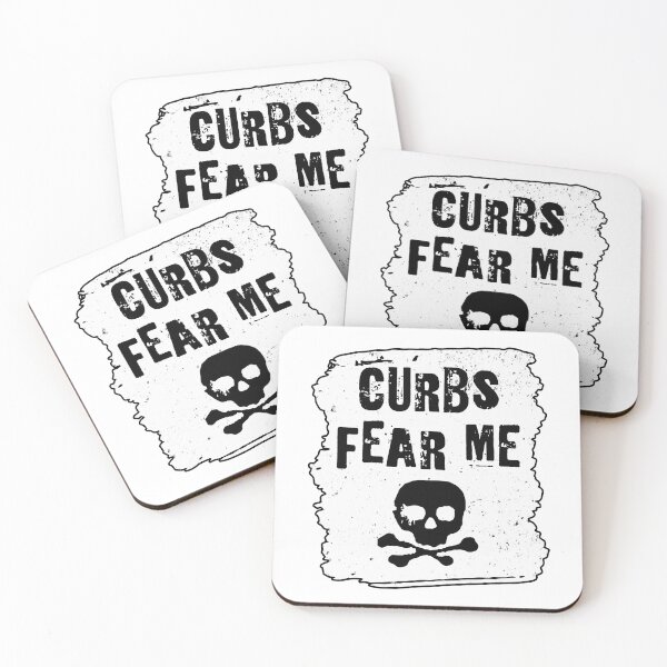 Item preview, Curbs Fear Me - Retro Grunge With Skull designed and sold by defimo.