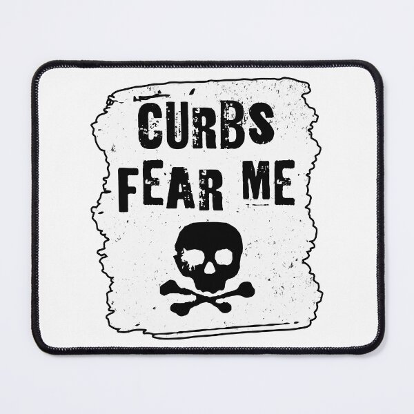 Item preview, Curbs Fear Me - Retro Grunge With Skull designed and sold by defimo.