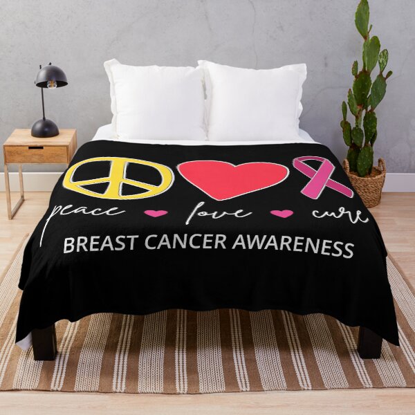 Item preview, Peace Love Cure - Breast Cancer Awareness I designed and sold by Lemon Pepper.