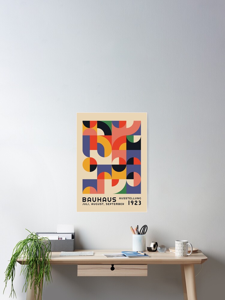 Bauhaus Exhibition Poster, Early 20th Century Inspired