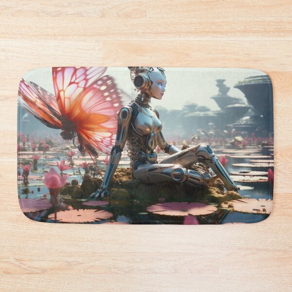 Item preview, Robot & Water Lilies designed and sold by Century21Mouse.