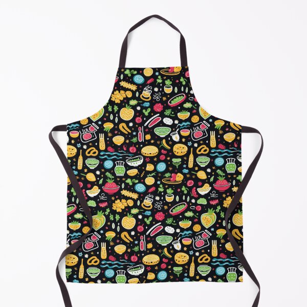 Item preview, patterns with cute food items designed and sold by SasiPen.