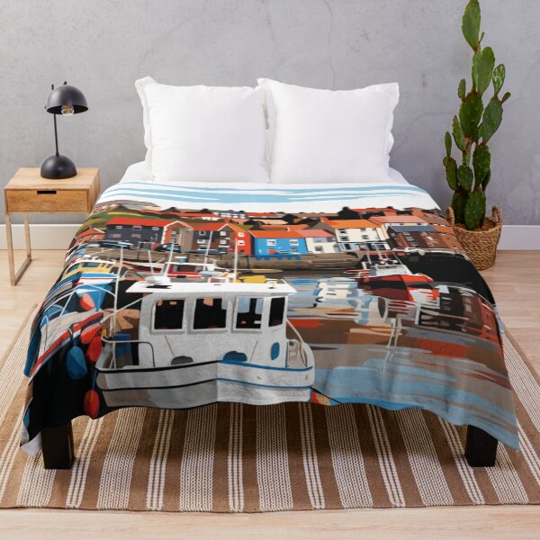 Item preview, A Pop Art Travel Print of Whitby - England designed and sold by StudioRedKoala.