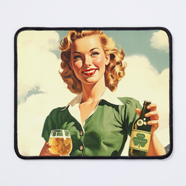 Item preview, Welcome To Ireland - Irish Beer Commercial Ad Vintage Retro Poster designed and sold by Cozy-Old-Pub.